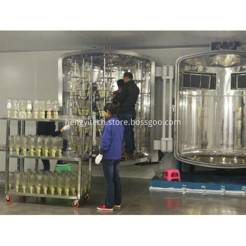 pvd glass bottles plating coating machine